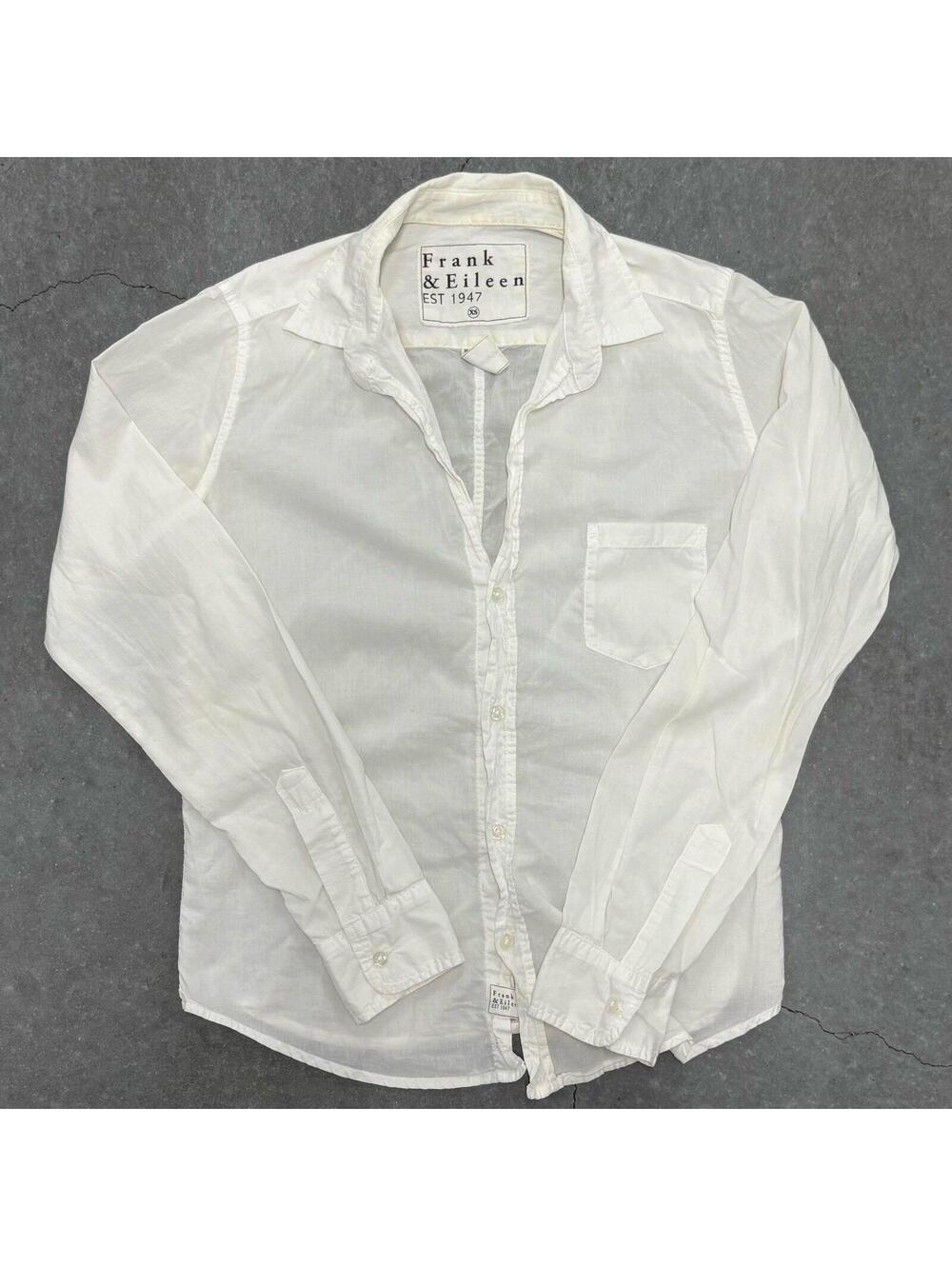 Frank & Eileen White Long Sleeve Shirt